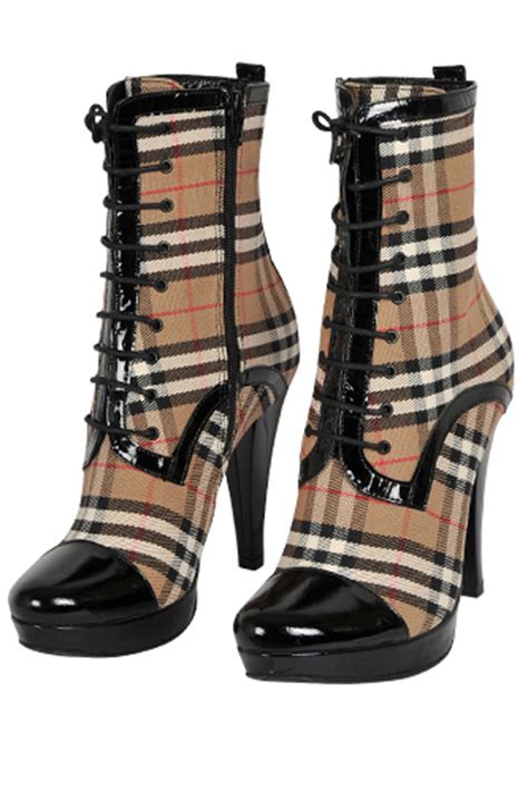 heeled burberry boots|Burberry high heel boots.